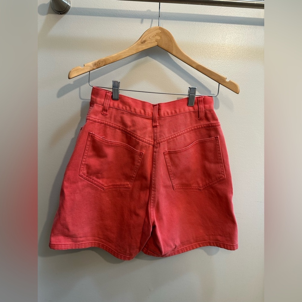 Red Rover Pink High Rise Mom Shorts 90’s Size 8 - Picture 5 of 9